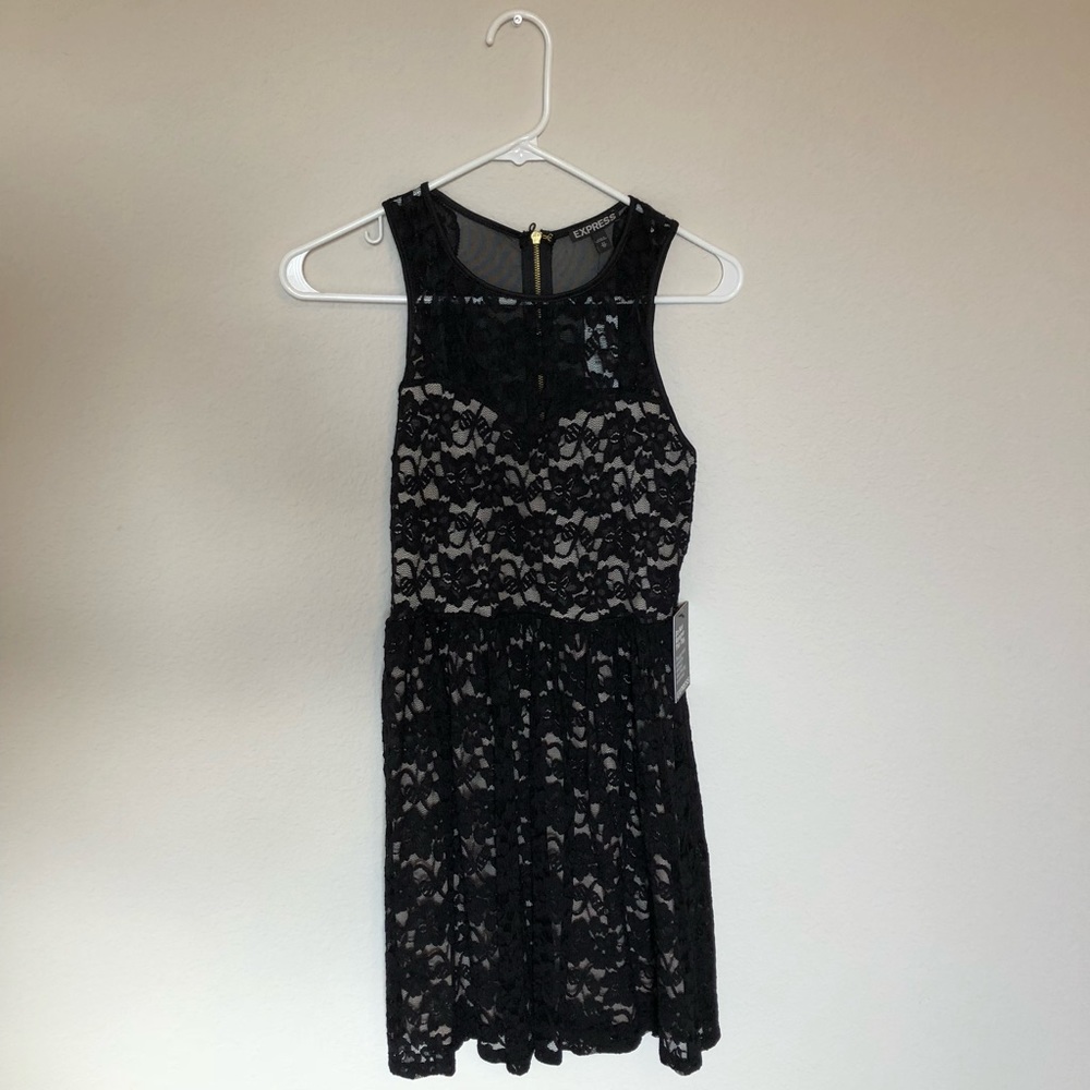NEW WITH TAG Express black cocktail dress size XS